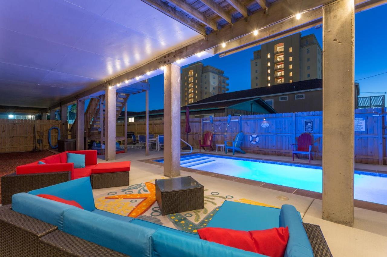 House Of Neptune Steps From The Sea And Private Pool Pulau Padre Selatan Bagian luar foto